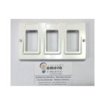 PLACAS PANEL PARA 3 ELEMENTOS BLANCO METROPOLI 3088B