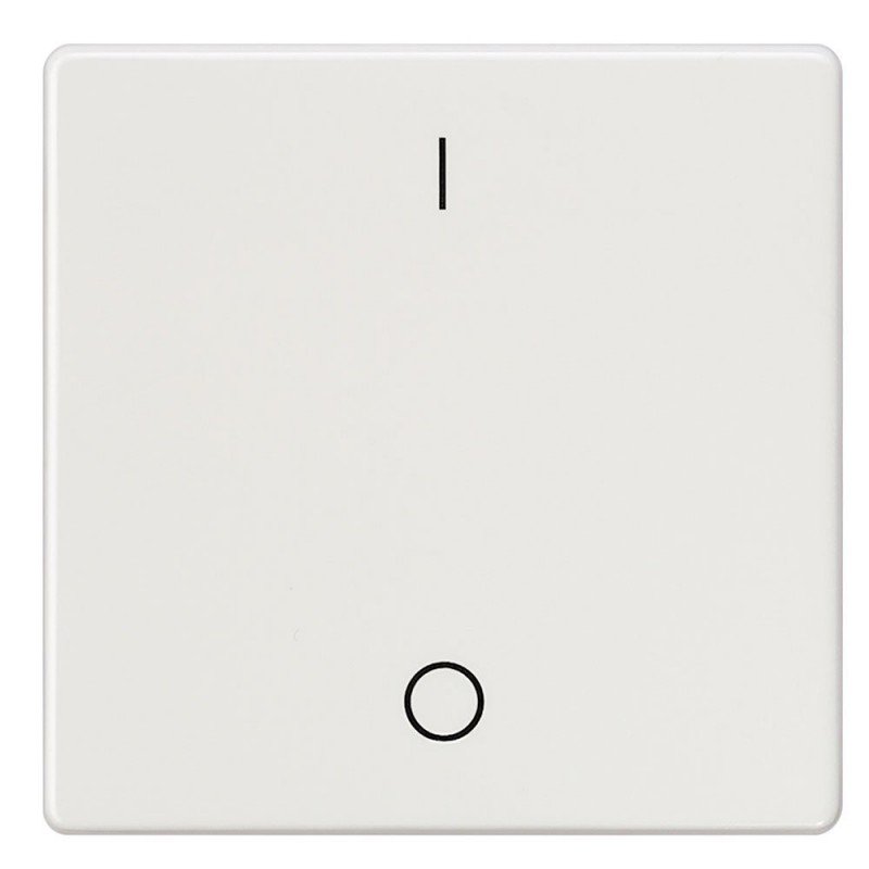 TECLA 47X47 GRABADO BIPOLAR BL. MARFIL SM-100 40902.25