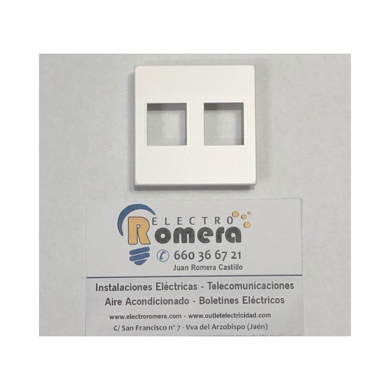 TAPA TOMA DE TELEFONO BLANCA SM 100 40993.18
