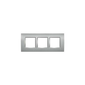 PLACA COLOR LIGHT TECH 3 ELEMENTOS BTICINO NT4802/3TH