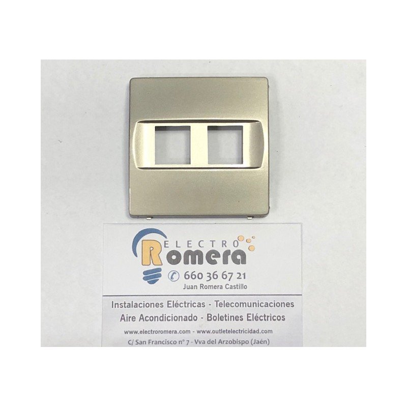 TAPA TOMA DE TELEFONO DOBLE RJ45 70994.22