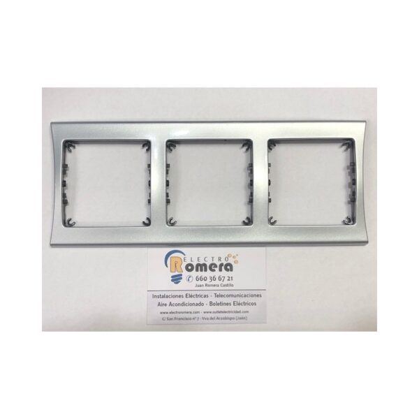 MARCO 3ELEMENTOS MONOBLOC COM. 70410.29 PLATA/ALUMINIO SM-180 1 MARCO 3ELEMENTOS MONOBLOC COM. 70410.29 PLATA/ALUMINIO SM-180