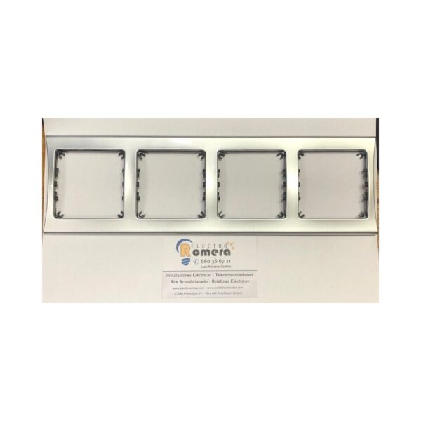 MARCO 4 ELEMENTOS SM180 PLATA/ALUMINIO 70408.29 1 MARCO 4 ELEMENTOS SM180 PLATA/ALUMINIO 70408.29