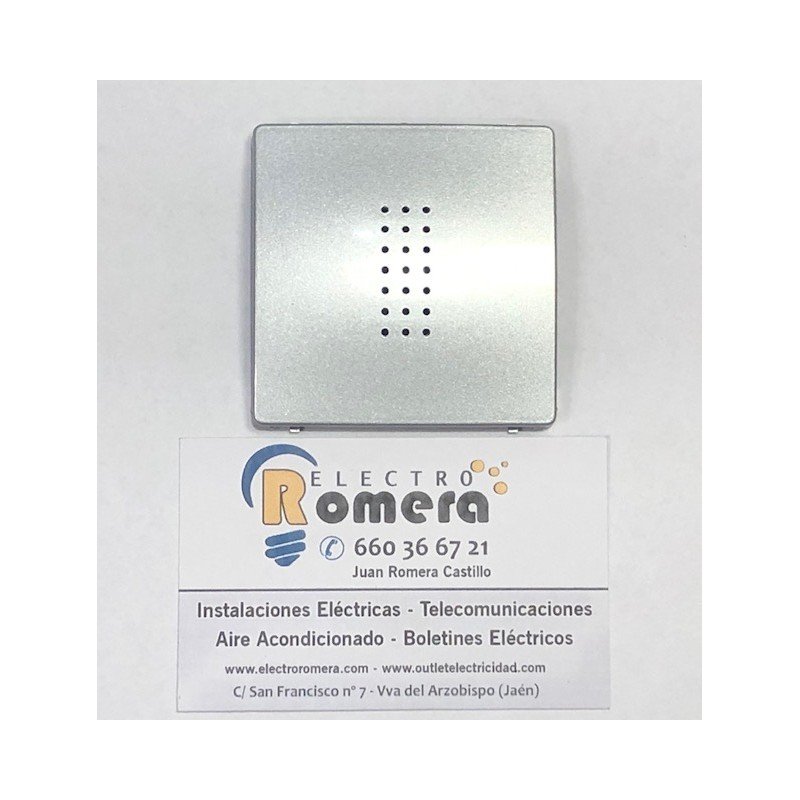 TAPA ZUMBADOR 59X59 PLATA / ALUMINIO SM-180 70985A.29