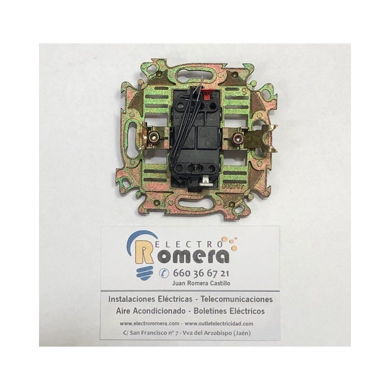 INTERRUPTOR UNIPOLAR 10A-250V PILOTO GARRAS 30101.99P SM EUNEA 30101.99P