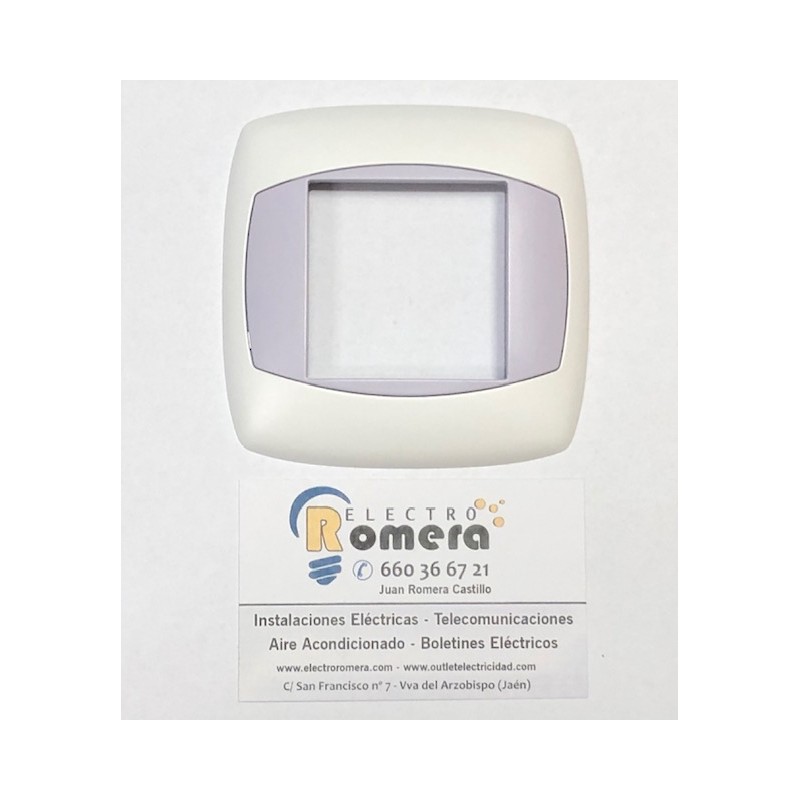 PLACA DE 1 ELEMENTOS MARFIL MARFIL/VERDE SM-100 MASTER 40462.831