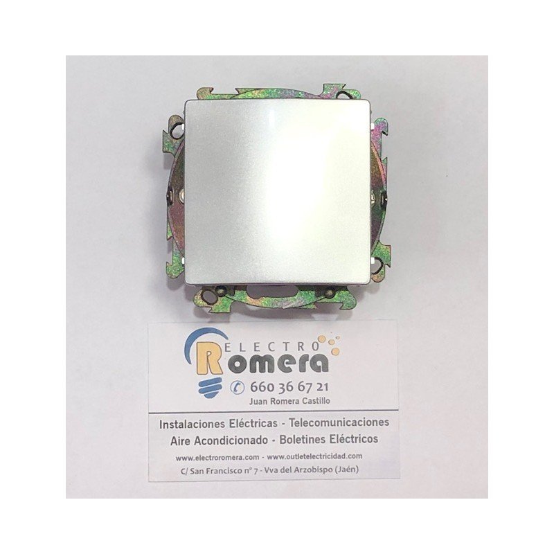 TAPA CIEGA COLOR ALUMINIO 70366.29 EUNEA