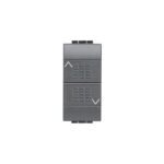 2 PULSADORES INTERBLOQUEADOS BTICINO LIVING 10AX 250V L4037