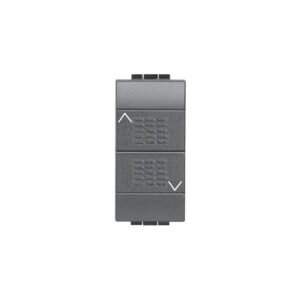 2 PULSADORES INTERBLOQUEADOS BTICINO LIVING 10AX 250V L4037