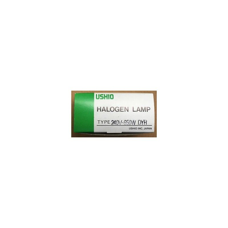 USHIO Halogena Lampara 220V-650W DYR japan gy 9.5 3 USHIO Halogena Lampara 220V-650W DYR japan gy 9.5