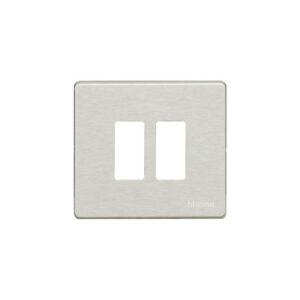 PLACA DE ALUMINIO OXIDAD 2 MÓDULOS ESTRECHOS BTICNO MAGIC  500/2/X