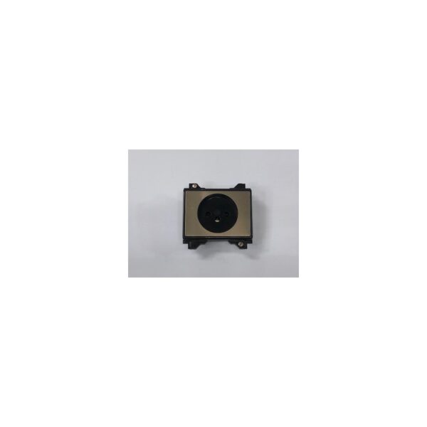 ENCHUFE BIPOLAR CON TT DESPLAZADA BRONCE 15502 - REACONDICIONADO