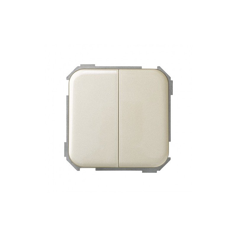 DOBLE INTERRUPTOR SIMON 31 MARFIL 31398-31