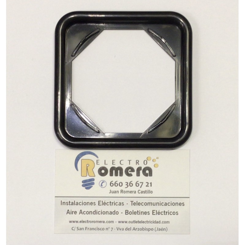 PLACA 1 ELEMENTO BJC CLICK 10456-M MARRÓN OSCURO