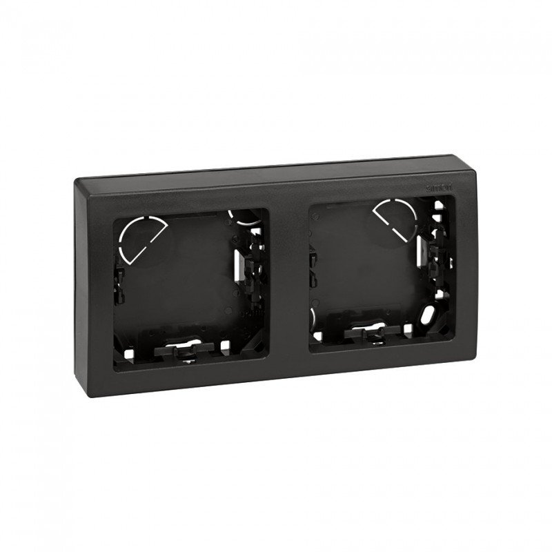 MARCO 2 ELEMENTOS HORIZONTAL GRAFITO SIMON 73620-62