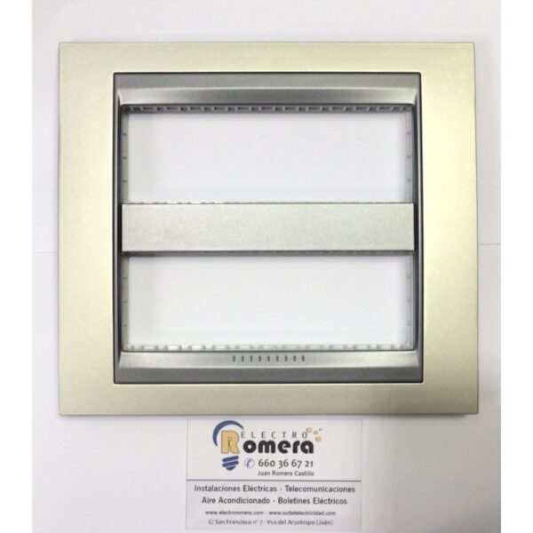 MARCO 2X6 MODULOS MAS BASTIDOR TITANIO OPAL/GRAFITO U49.426.295 EUNEA UNICA 1 MARCO 2X6 MODULOS MAS BASTIDOR TITANIO OPAL/GRAFITO U49.426.295 EUNEA UNICA