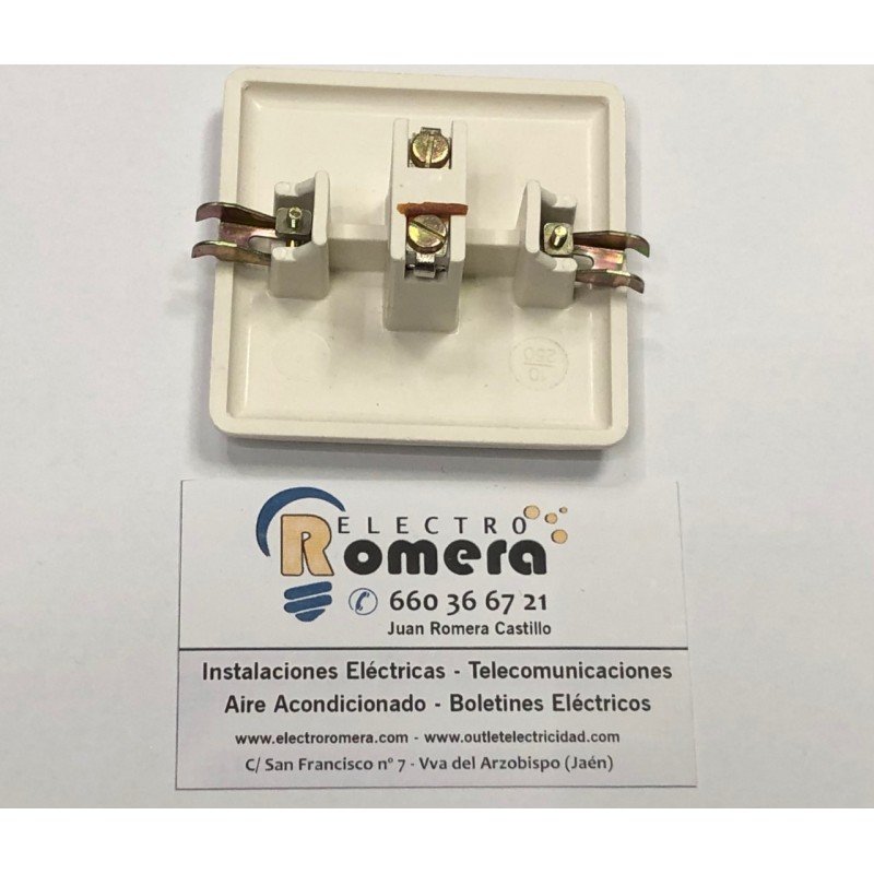 CORTACIRCUITO CON FUSIBLE RECAMBIABLE HASTA 10A SIMON 25 BLANCO 25000 B