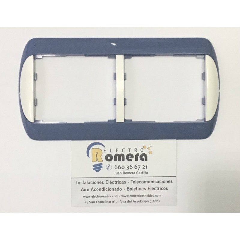 MARCO DE 2 ELEMENTOS LEGRAND GALEA 7771 52 AZUL