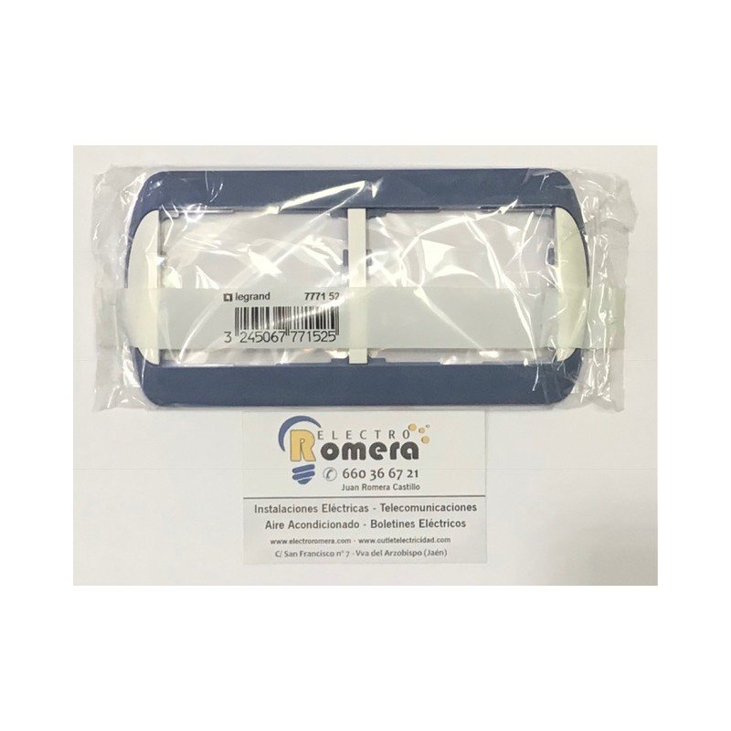 MARCO DE 2 ELEMENTOS LEGRAND GALEA 7771 52 AZUL