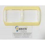 MARCO DE 2 ELEMENTOS LEGRAND GALEA 7771 22 AMARILLO