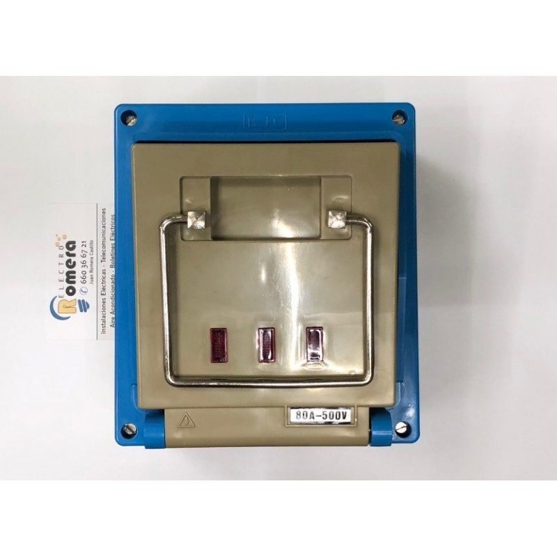 CAJA SECCIONADORA TRIPOLAR 80A - SUPERFICIE BJC BLAUFUS