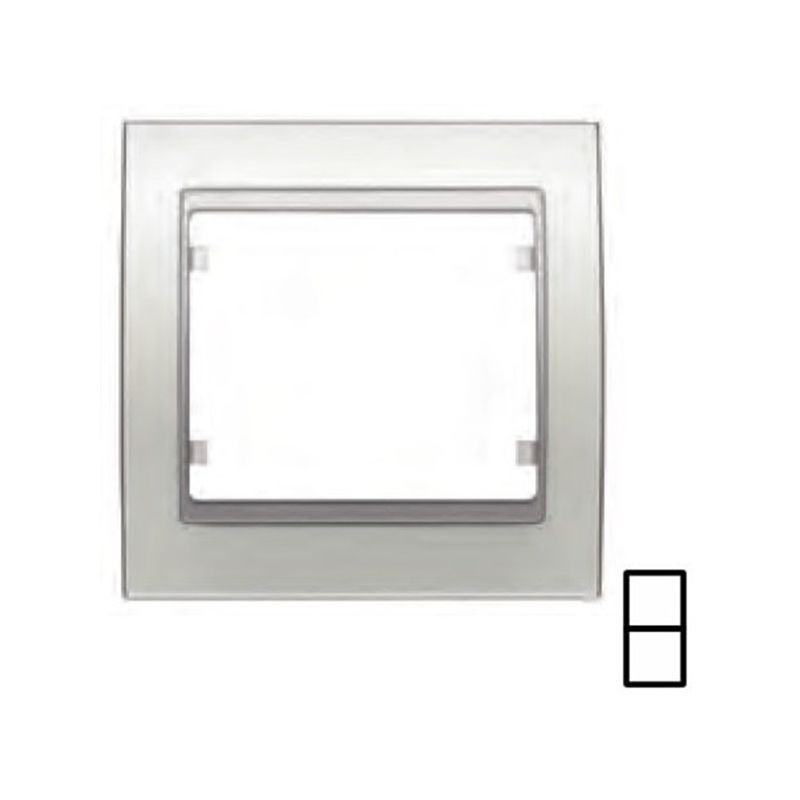 MARCO 2 ELEMENTOS VERTICAL METAL COSSO BRONCE PERLA MEGA 22102-PEC