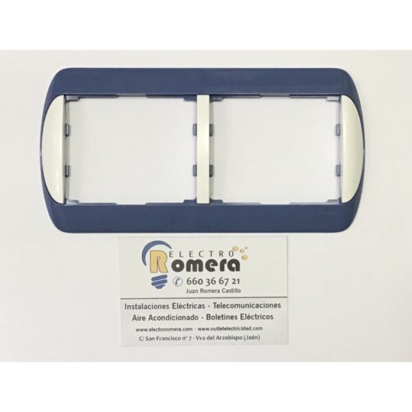 MARCO DE 2 ELEMENTOS LEGRAND GALEA 7771 22 AZUL