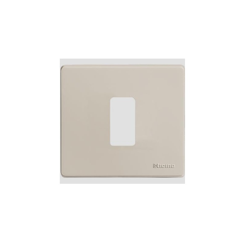 PLACA 1 ELEMENTO RESINA ESTRECHO BTICINO MAGIC 500/1/R