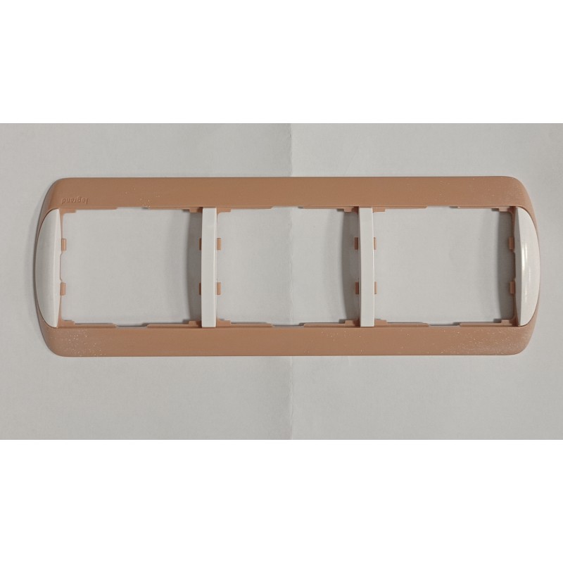 MARCO DE 3 ELEMENTOS LEGRAND GALEA REACONDICIONADO 7771 13 TERRACOTA