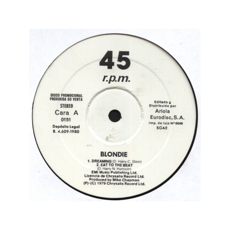 Blondie / Amii Stewart ‎– Dreaming / Eat To The Beat / Jealousy / He's A Burglar
