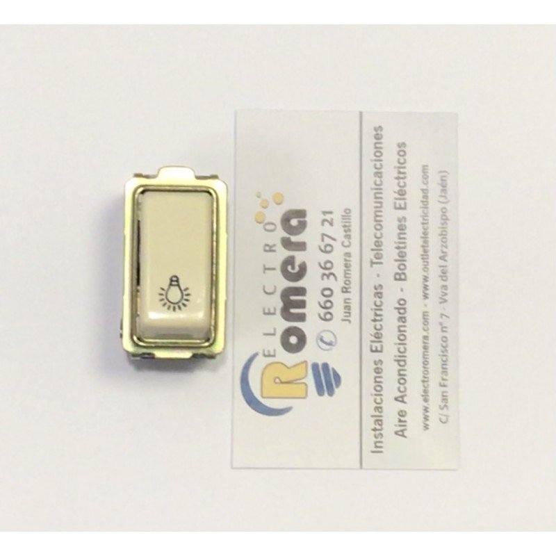 PULSADOR SIMBOLO LUZ VENUS 7015-1 10A 250V BTICINO