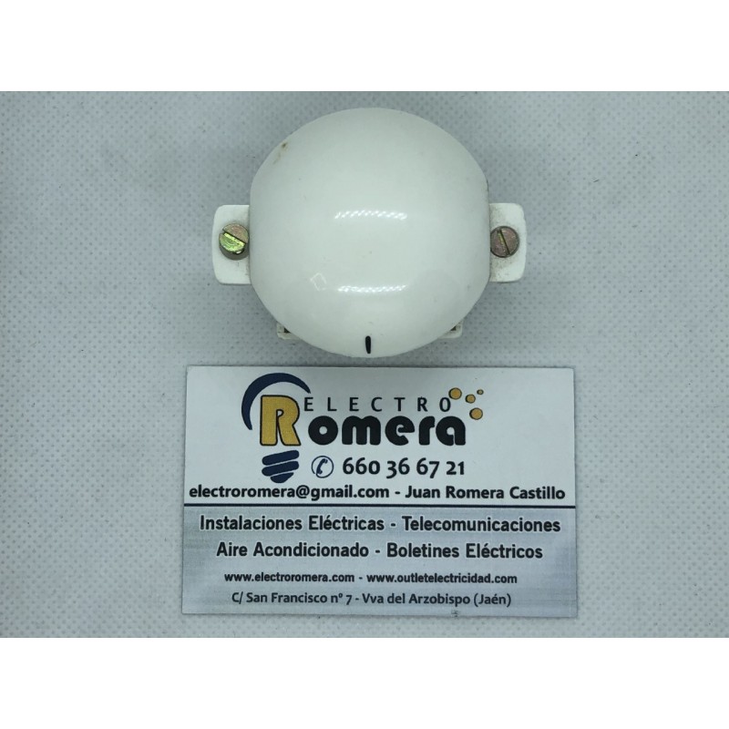 INTERRUPTOR ESFERICO BLANCO BJC 206