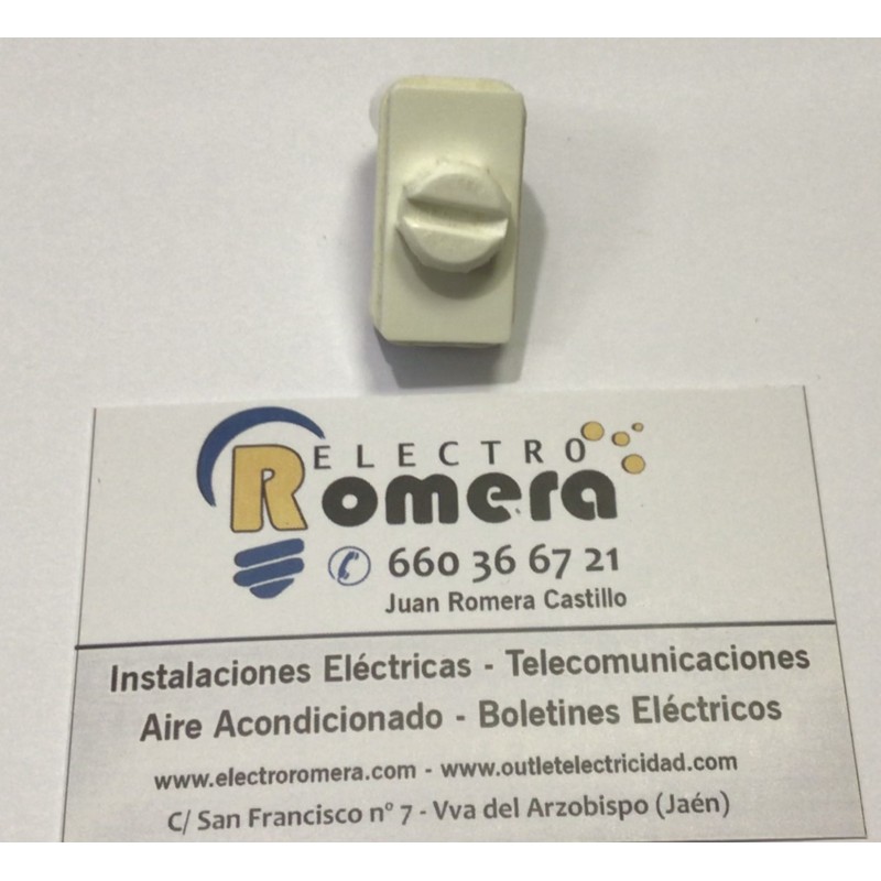 CORTACIRCUITO CON TAPON PORTAFUSIBLE 408 BLANCO