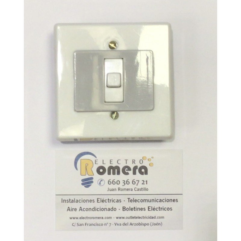 PLACA CON PULSADOR BJC INCORPORADA 6A 250V 708