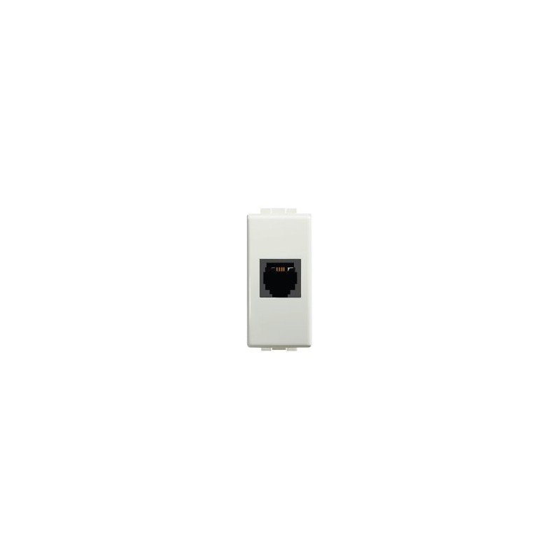 CONECTOR RJ11 BTICINO LUNA BLANCO C4232/11