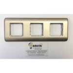 PLACA 3 ELEMENTOS DORADO ESTRECHOS BJC 16003-DK