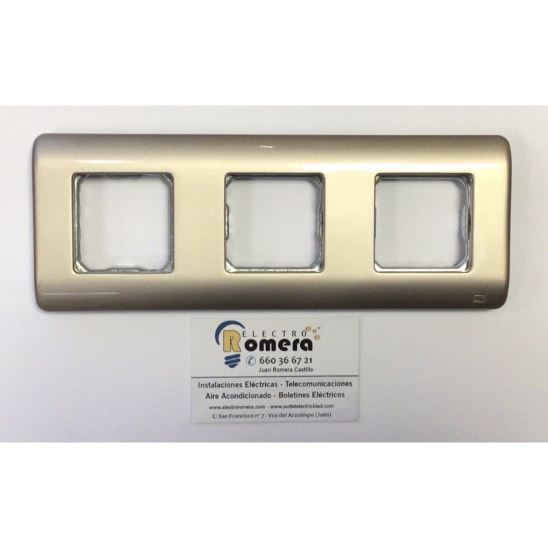 PLACA 3 ELEMENTOS DORADO ESTRECHOS BJC REHABITAT 16663-DK