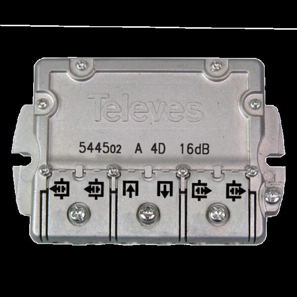 Derivador EasyF 4D 5...2400MHz 16dB 4 SALIDAS