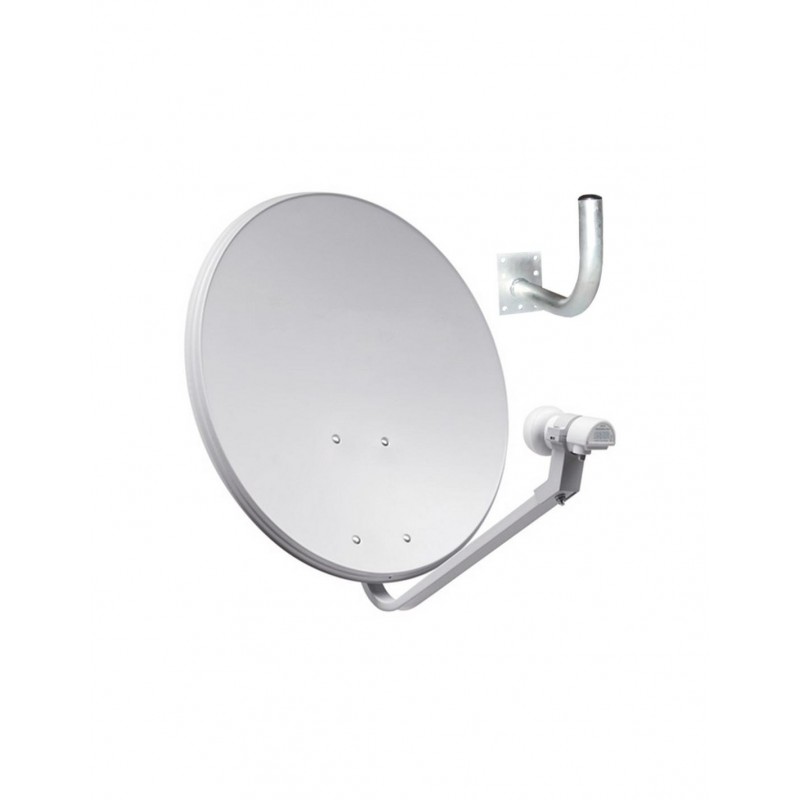 KIT PARABÓLICA DE 60CM LNB Y MÁSTIL SURMEDIA SMS60PK