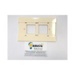PLACA RECTANGULAR 2 ELEMENTOS MARFIL 138