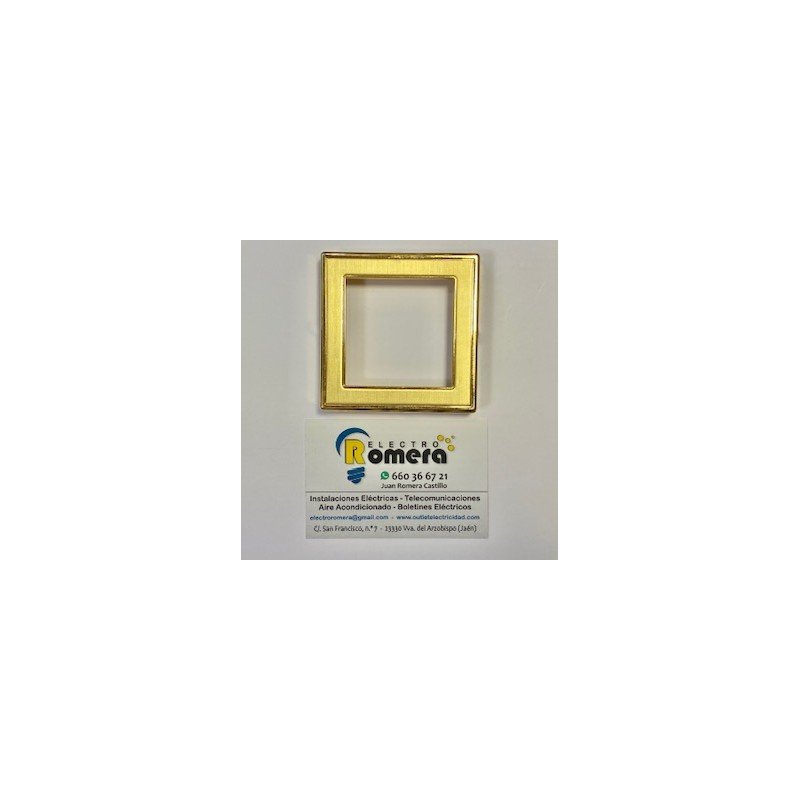 MARCO 1 ELEMENTO SERIE SEGRE COLOR ORO 47412.04