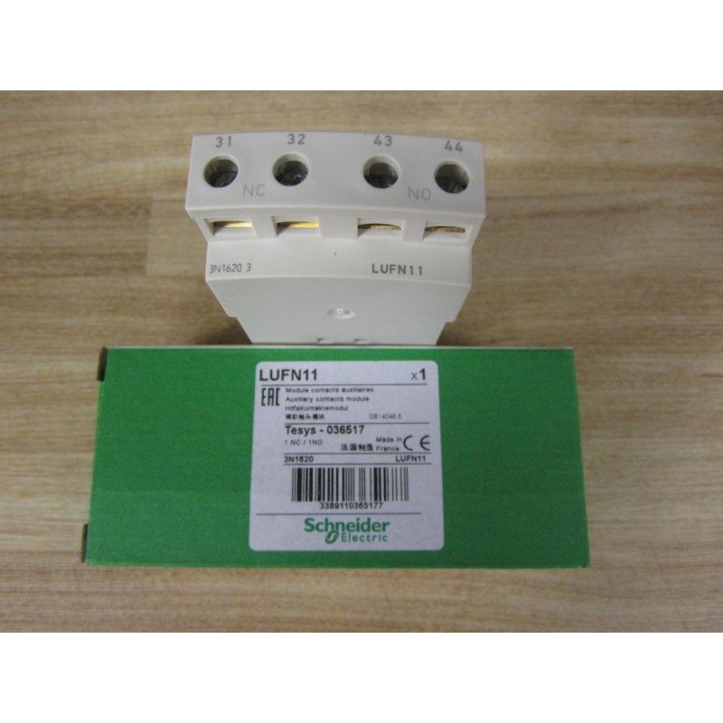 Caja Schneider Electric lufn 11 Módulo de contactos auxiliares TeSys - 036517