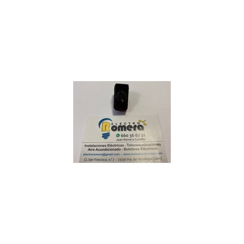CORTACIRCUITO CON TAPON PORTAFUSIBLE 408 NEGRO