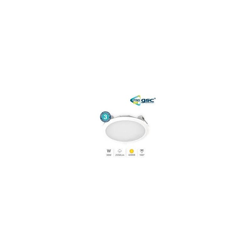 Downlight empotrable 30W 4200K - Pro Line