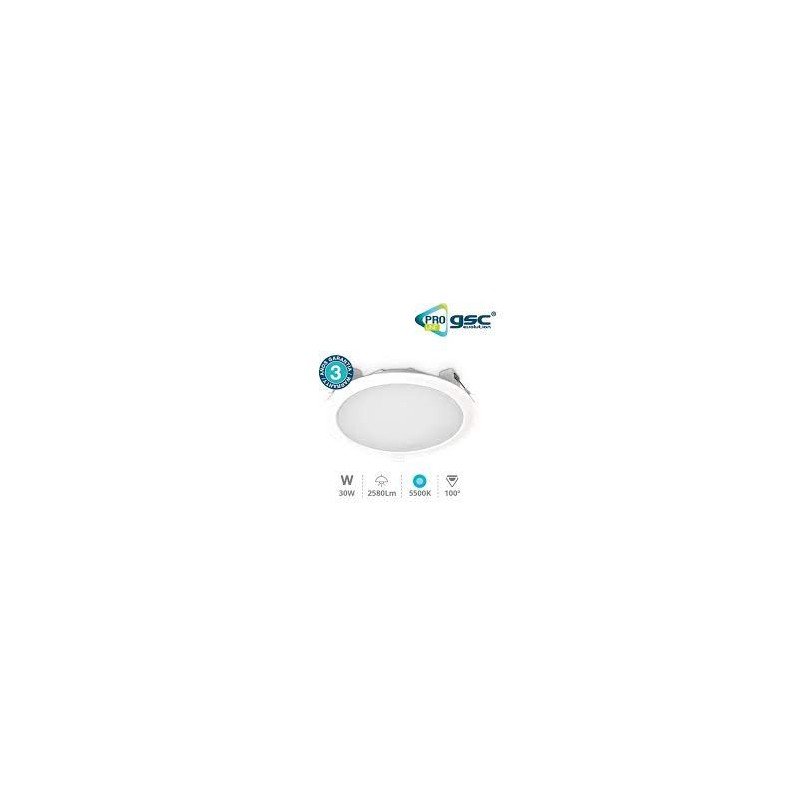 Downlight empotrable 30W 5500K - Pro Line