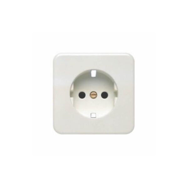 Tapa para base de enchufe 2P+TT BJC Ibiza 10773-B con seguridad