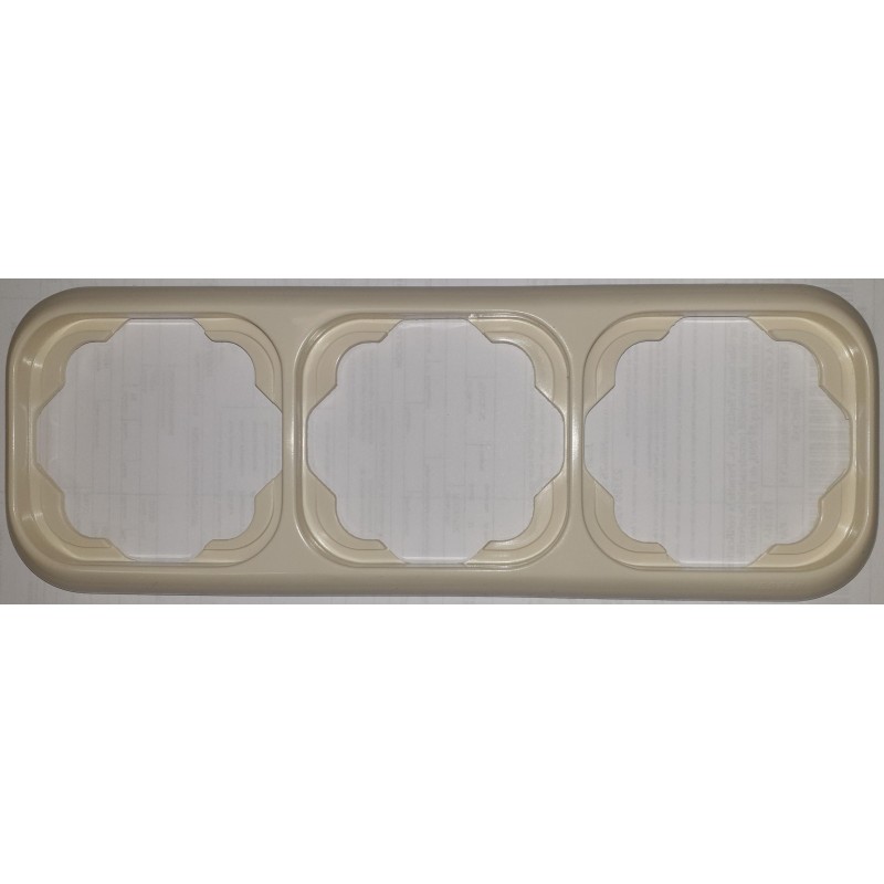 MARCO 3 ELEMENTO LX MARFIL HORIZONTAL 7273.3 BM