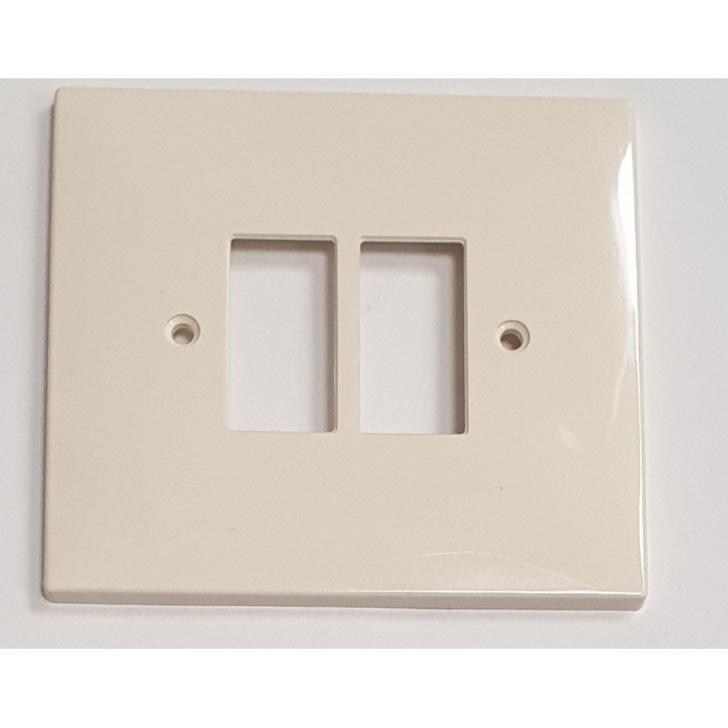 PLACA RECTANGULAR 122 MARFIL