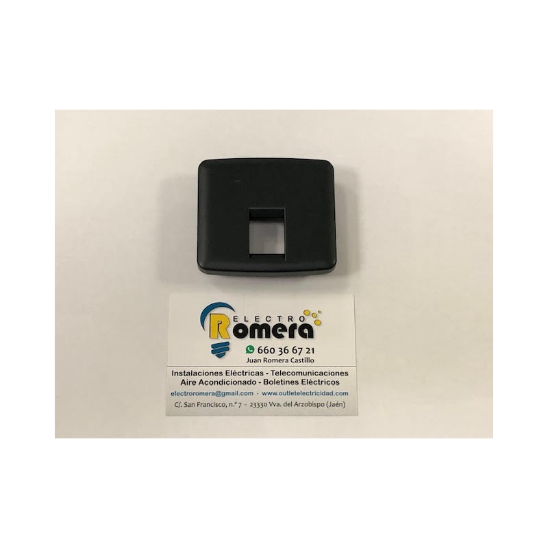 TAPA TOMA TELEFONO NIESSEN ARCO ANTRACITA 8217.1 AN