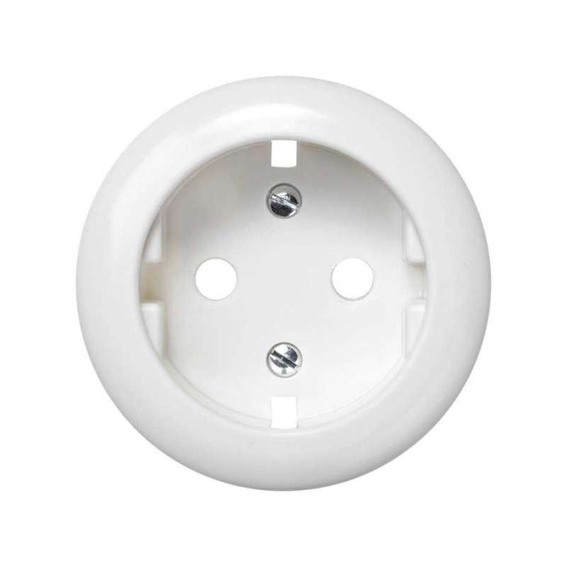 Tapa para la base de enchufe schuko blanca Simon 32 32041-31